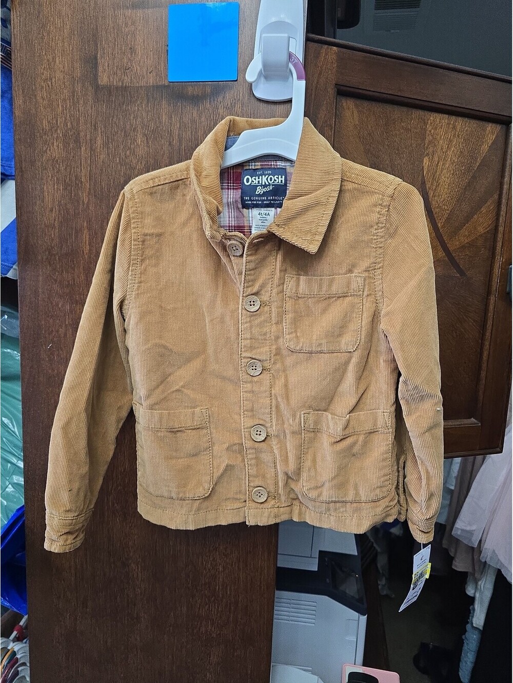 4t brand new osh, cost jacket item 122G2